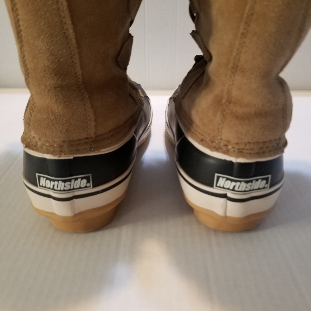WOMEN'S FAUX NORTHSIDE WINTER BOOTS SZ.9 - Picture 6 of 8